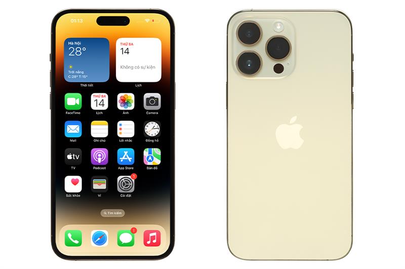 Điện Thoại iPhone 14 Pro Max 256GB Gold (MQ9W3) | H&#224;ng Ch&#237;nh H&#227;ng Apple Việt Nam
